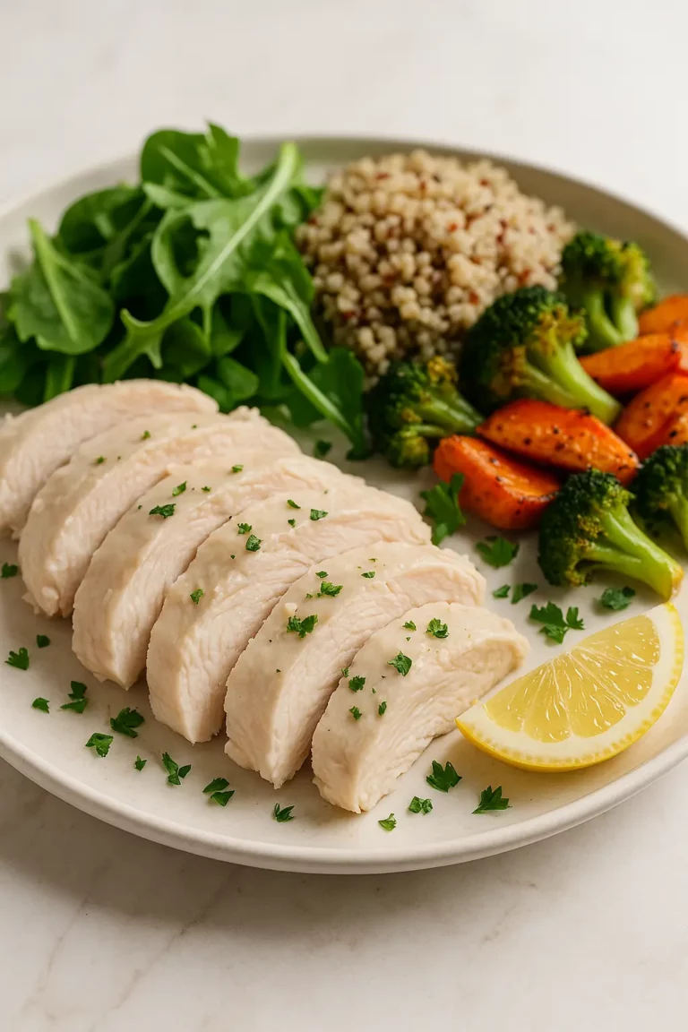 boiled-chicken-breast-served