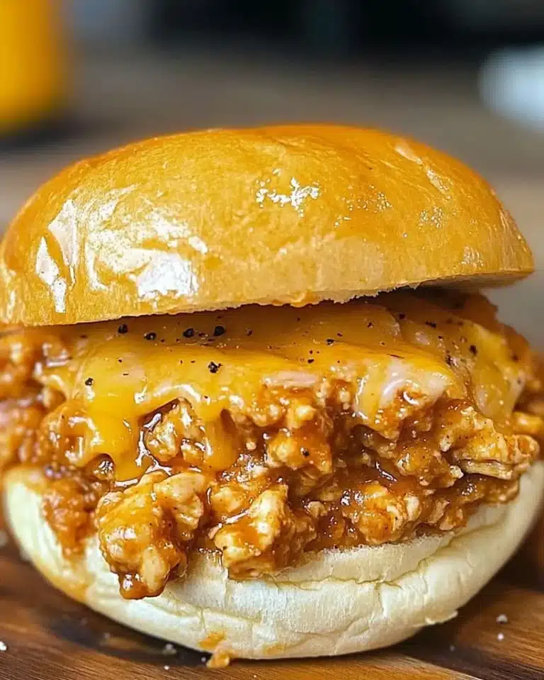Cajun Chicken Sloppy Joes – Spicy Melt Sandwich Recipe