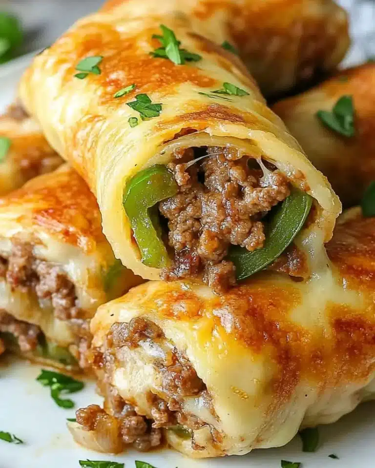 Keto Philly Cheesesteak Roll-Ups | Easy Low Carb Meal