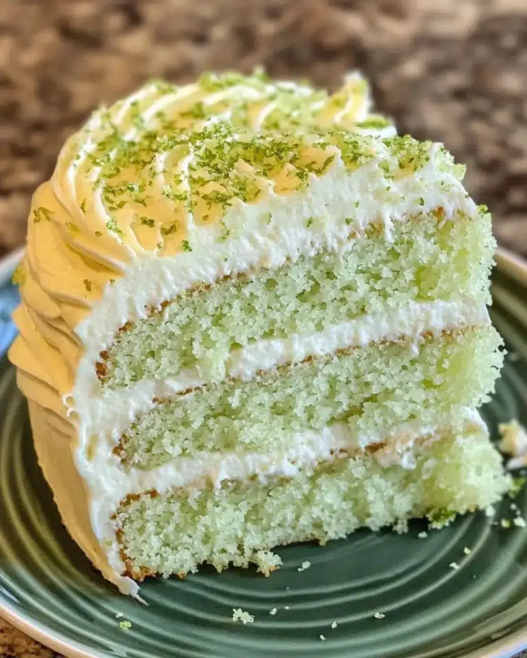 Key Lime Cake with Cream Cheese Frosting Recipe
