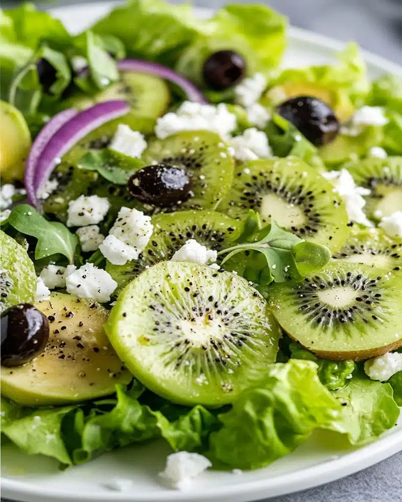 Kiwi Avocado Feta Salad – 5-Minute Fresh Meal Idea