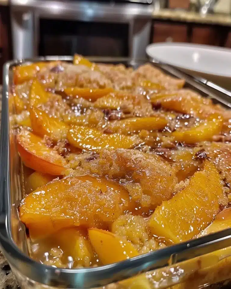 Old-Fashioned Peach Cobbler Recipe | Easy Dessert