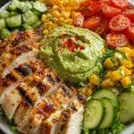 Grilled Chicken Avocado Salad – Easy Meal Prep Bowl