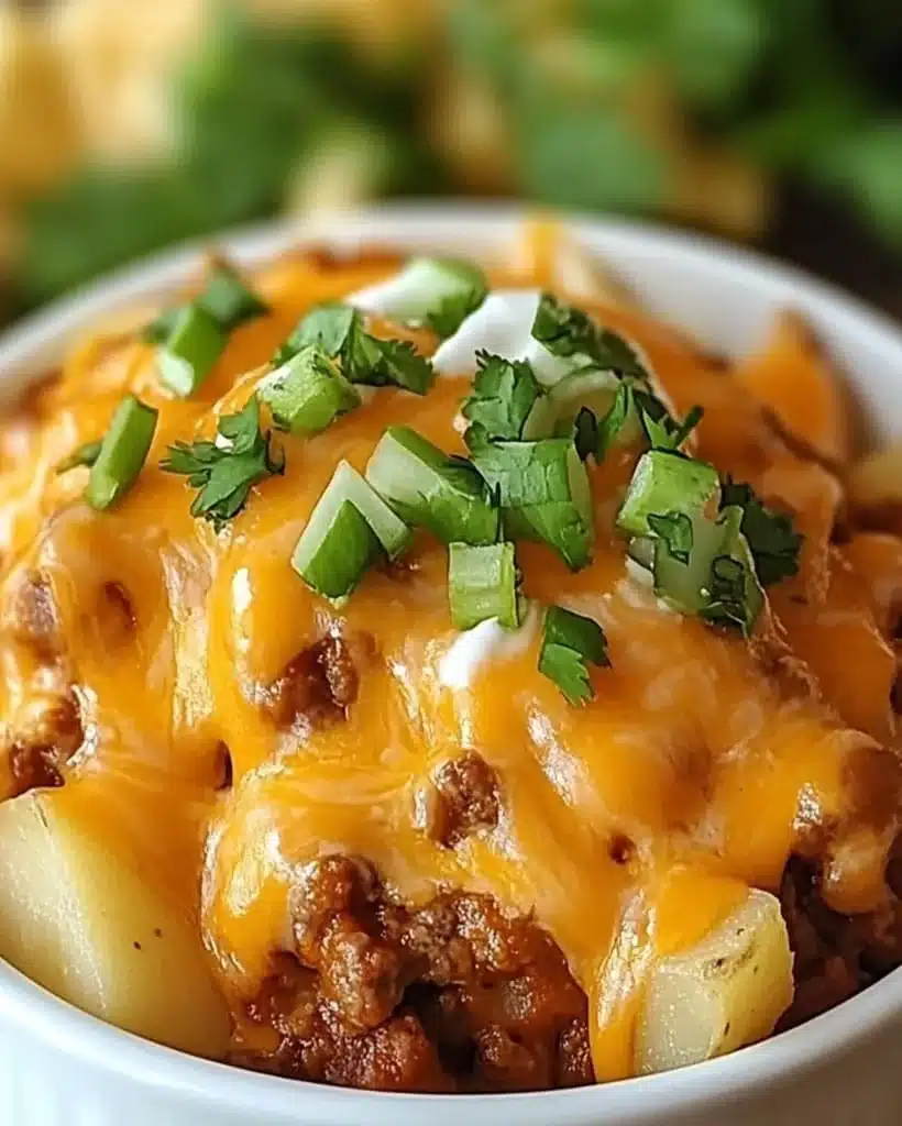 Cheesy Taco Potato Recipe - Perfect Weeknight Meal 8 Cheesy Taco Potato Recipe - Perfect Weeknight Meal