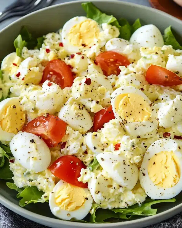 Keto Cottage Cheese Egg Salad – Quick, Creamy, and Low-Carb