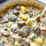 Creamy Garlic Mushroom Beef Recipe – Easy Dinner 9 Creamy Garlic Mushroom Beef Recipe – Easy Dinner