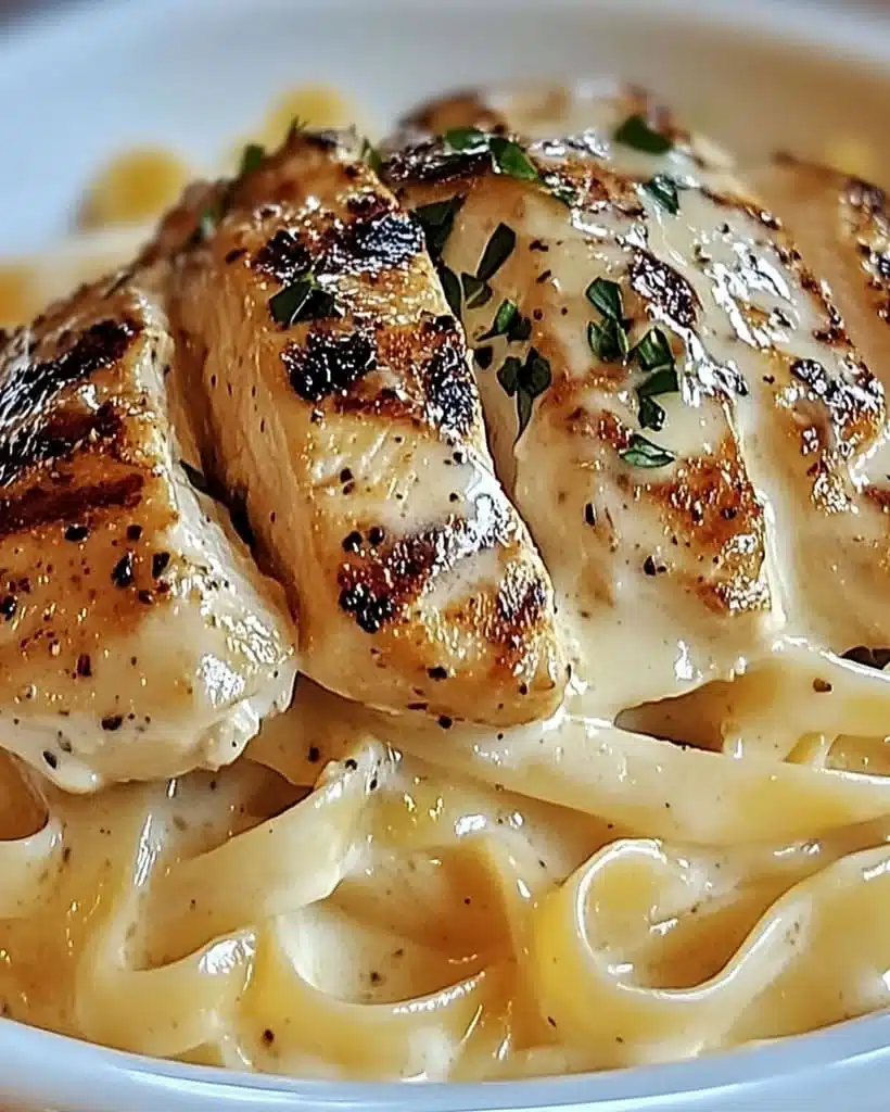 Creamy Grilled Chicken Alfredo Pasta - Easy Recipe 8 Creamy Grilled Chicken Alfredo Pasta - Easy Recipe