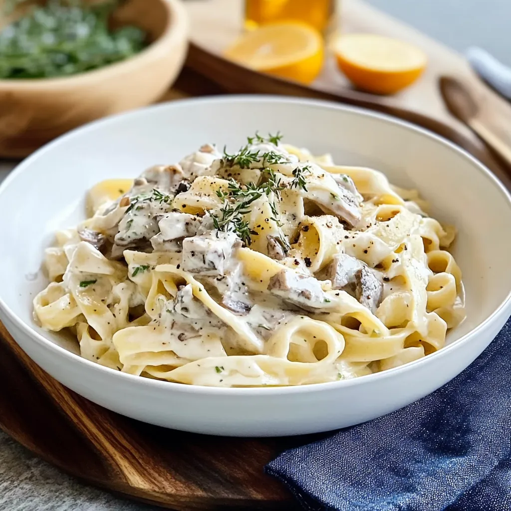 Creamy Truffle Fettuccine