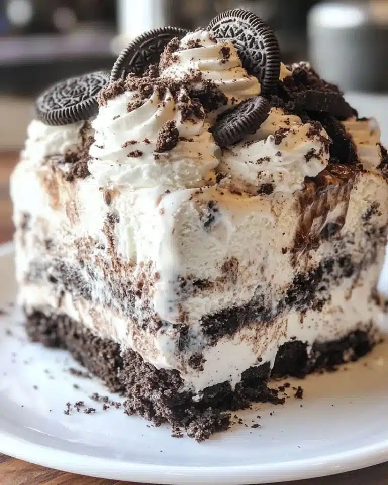 Oreo Ice Cream Cake – Easy Frozen Dessert Treat