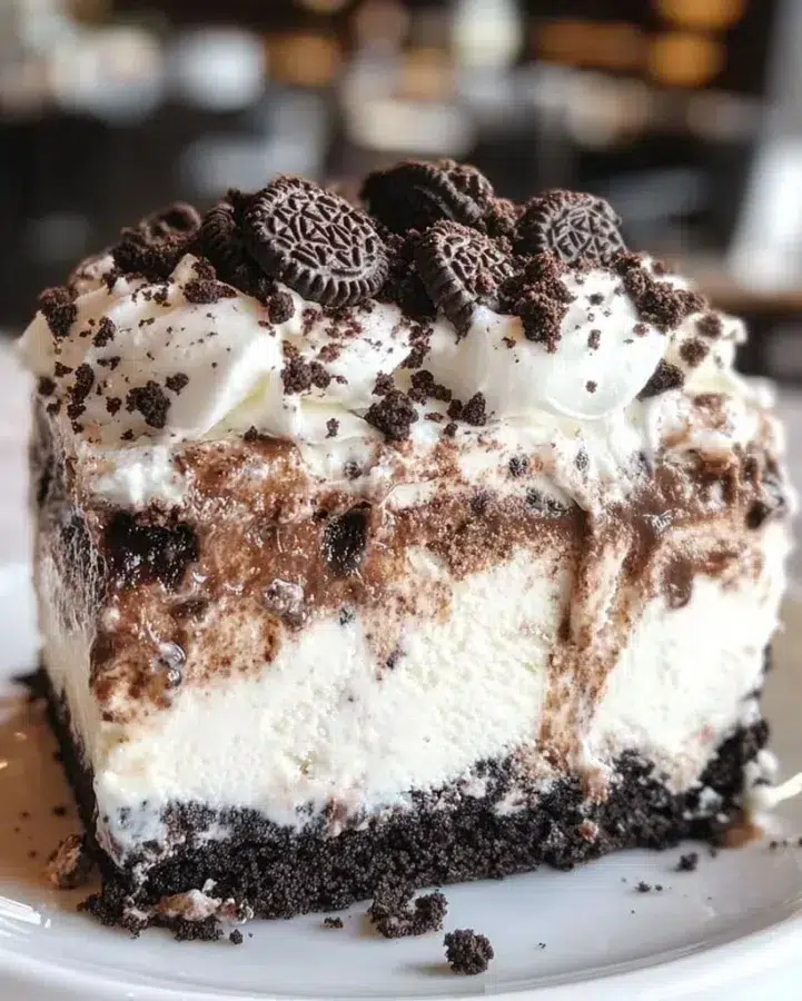 Oreo Ice Cream Cake – Easy Frozen Dessert Treat 6 Oreo Ice Cream Cake – Easy Frozen Dessert Treat