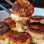 Best Seared Scallops with Spicy Cajun Cream Sauce 9 Seared Scallops with Spicy Cajun Cream Sauce