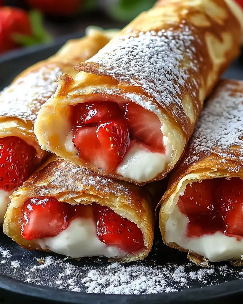 Strawberry Cheesecake Chimichangas - Easy & Delicious 8 Strawberry Cheesecake Chimichangas - Easy & Delicious