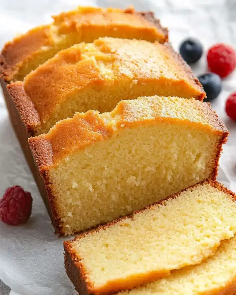 Cream Cheese Pound Cake | Easy Moist Cake Recipe