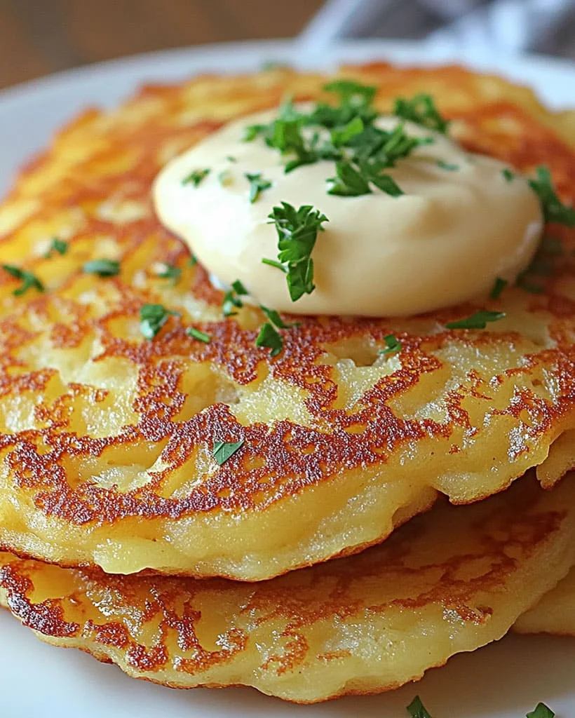 Buttery German Potato Pancakes - Easy Homemade Recipe