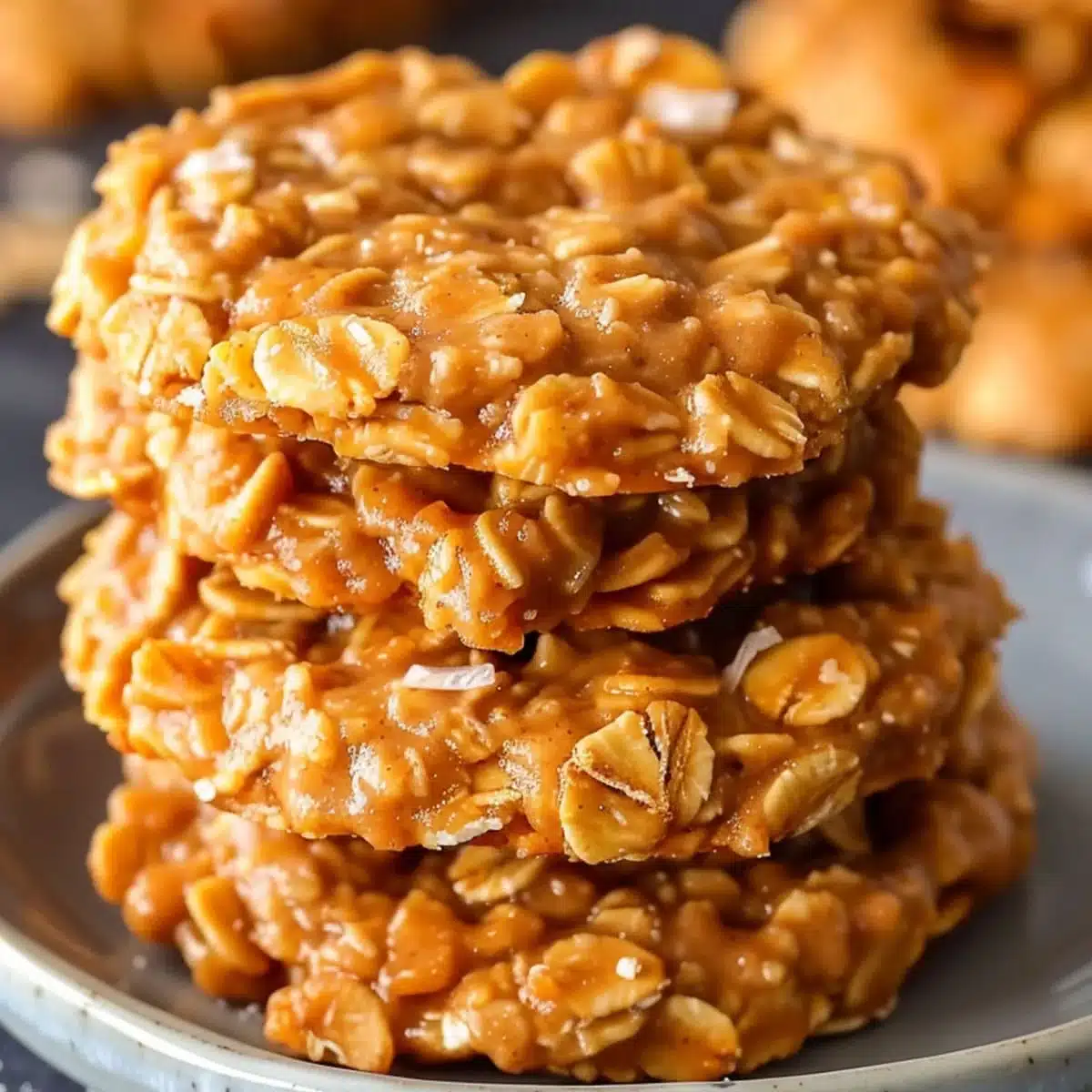 3 Ingredient Oat Cookies for Quick Healthy Snacks 7 Cookie dough being scooped onto parchment paper for oat cookies