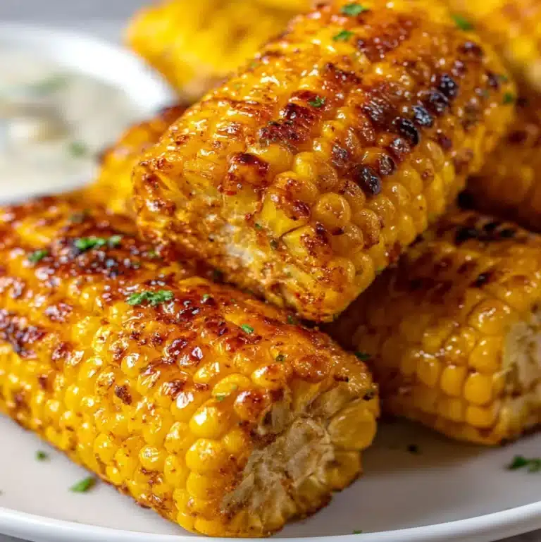 Cajun Fried Corn Wingstop-style served with ranch dip