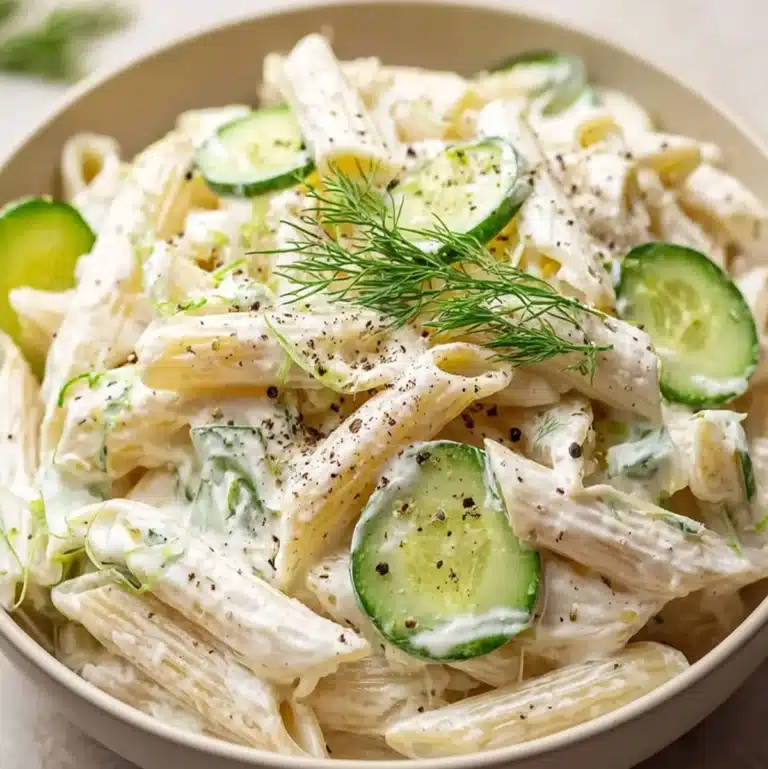 Healthy Pasta Cucumber Salad