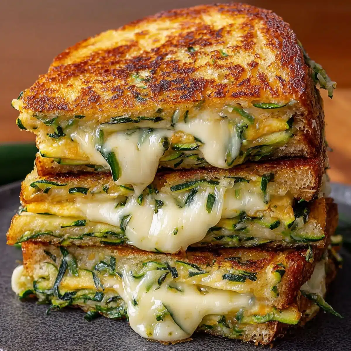 Zucchini Grilled Cheese 1