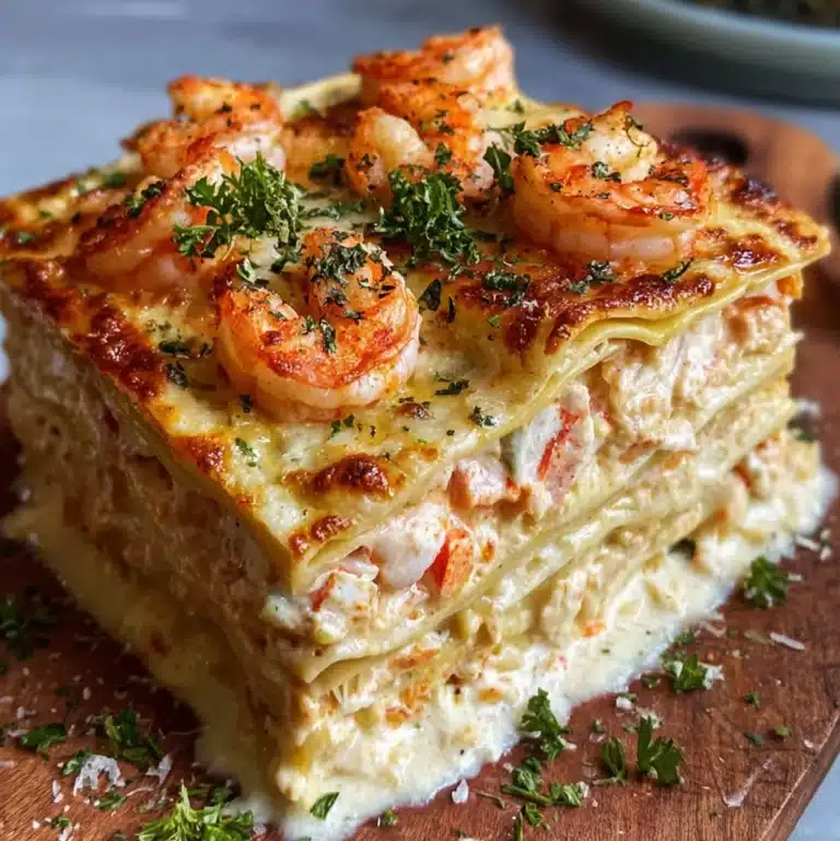 Seafood Lasagna Shrimp Crab