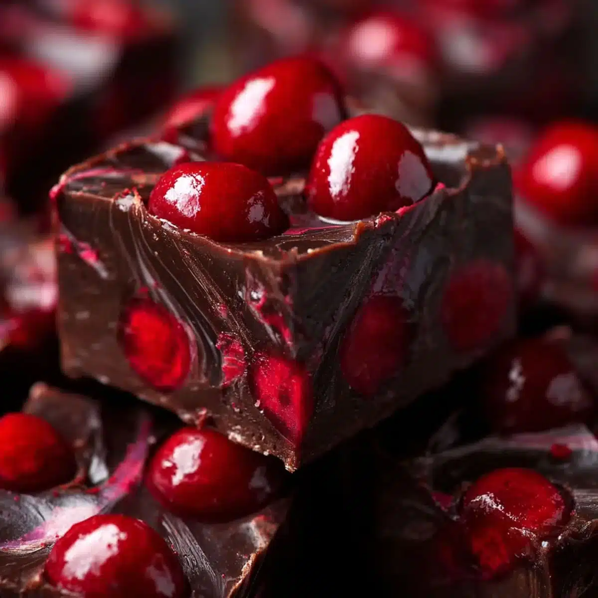 Halloween Dracula Dark Cherry Fudges 10 Halloween Dracula Dark Cherry Fudges served and ready to enjoy