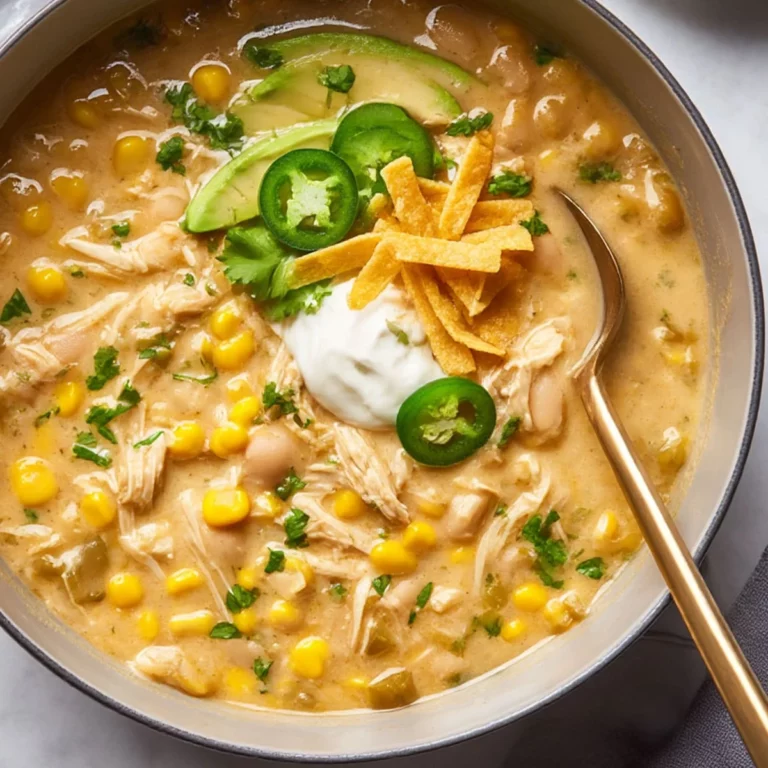 creamy-closeup.jpg Creamy white chicken chili topped with jalapeños and cilantro