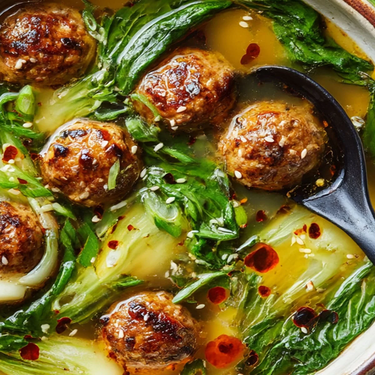 Close-up showing texture, garnish, and plating details