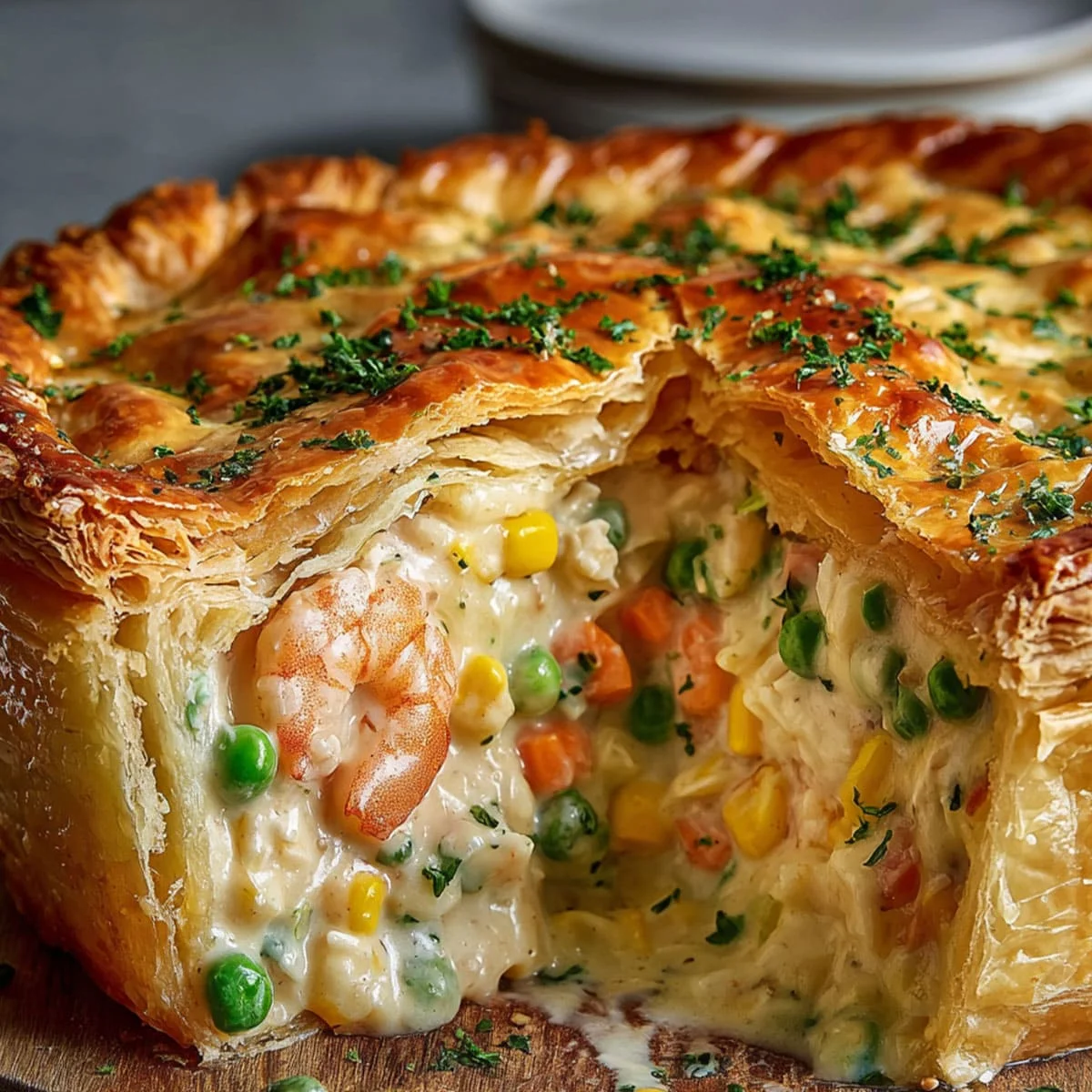 Beautifully served on a plate, ready to enjoy