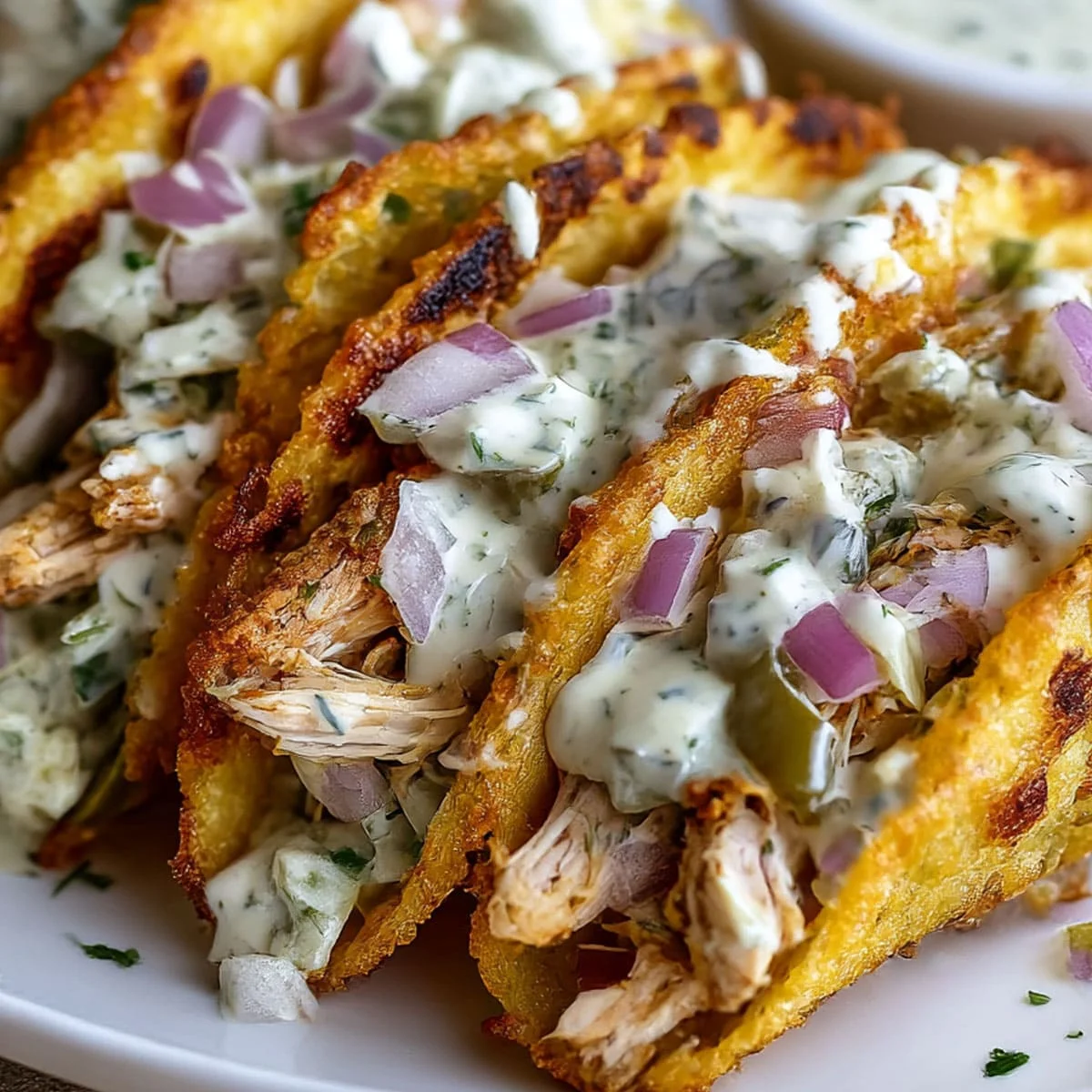 Beautifully served on a plate, ready to enjoy
