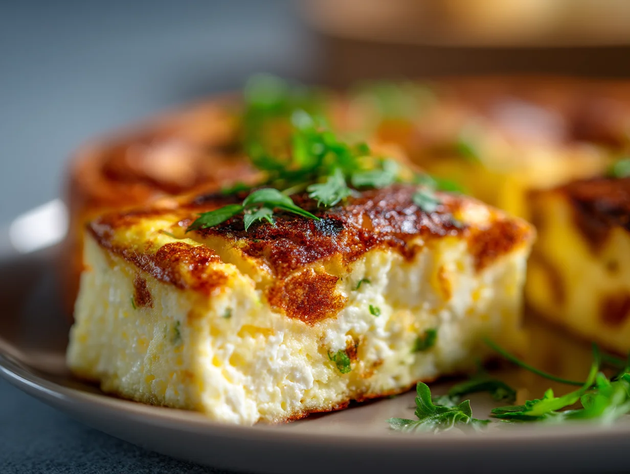 Close-up showing texture, garnish, and plating details