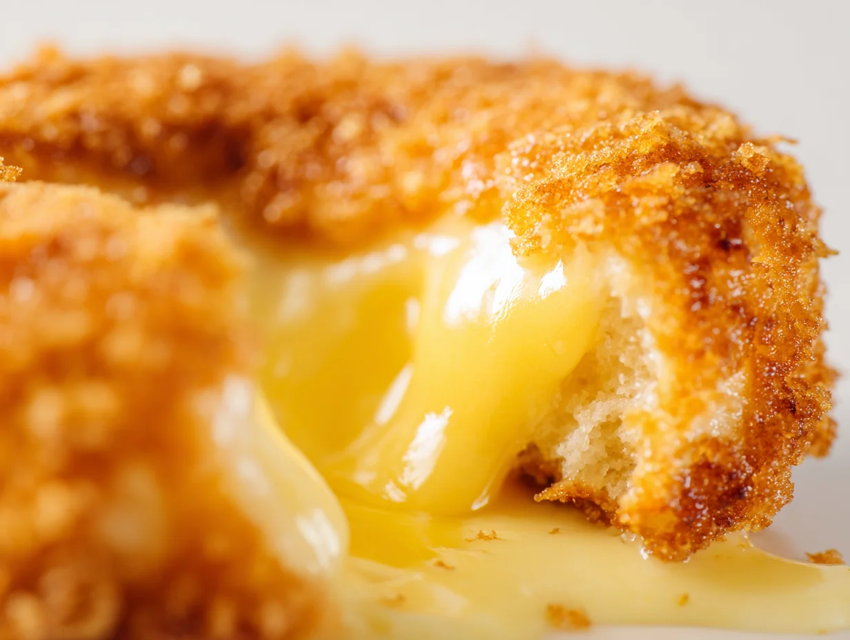 Close-up showing texture, garnish, and plating details