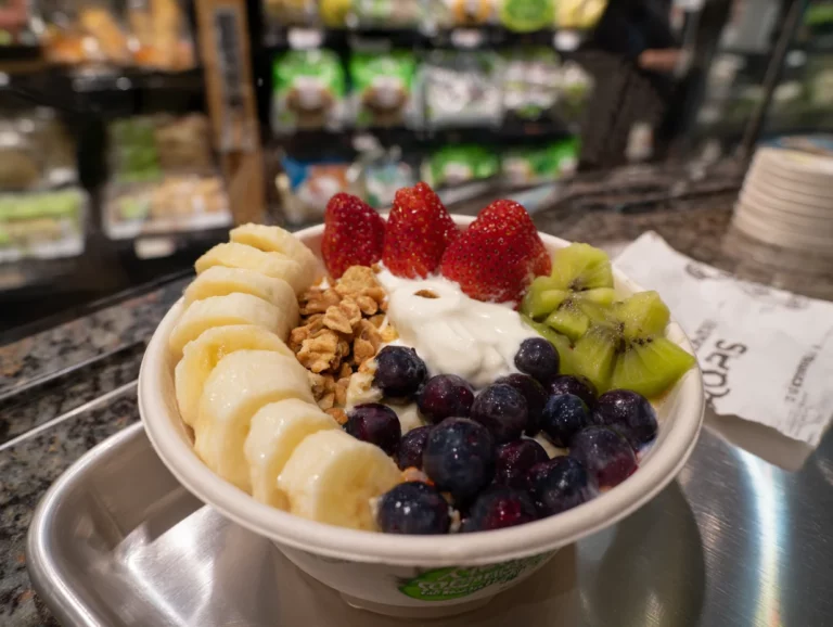 costco acai bowl calories - food court photo