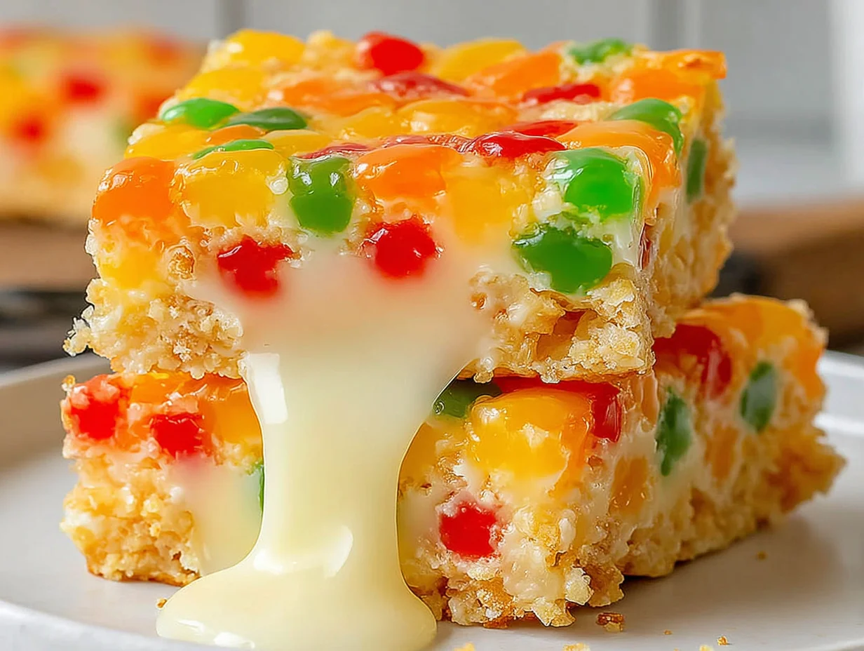 Easy Christmas Gumdrop Nougat Candy Recipe | Festive Treat 11 Close-up showing texture, garnish, and plating details