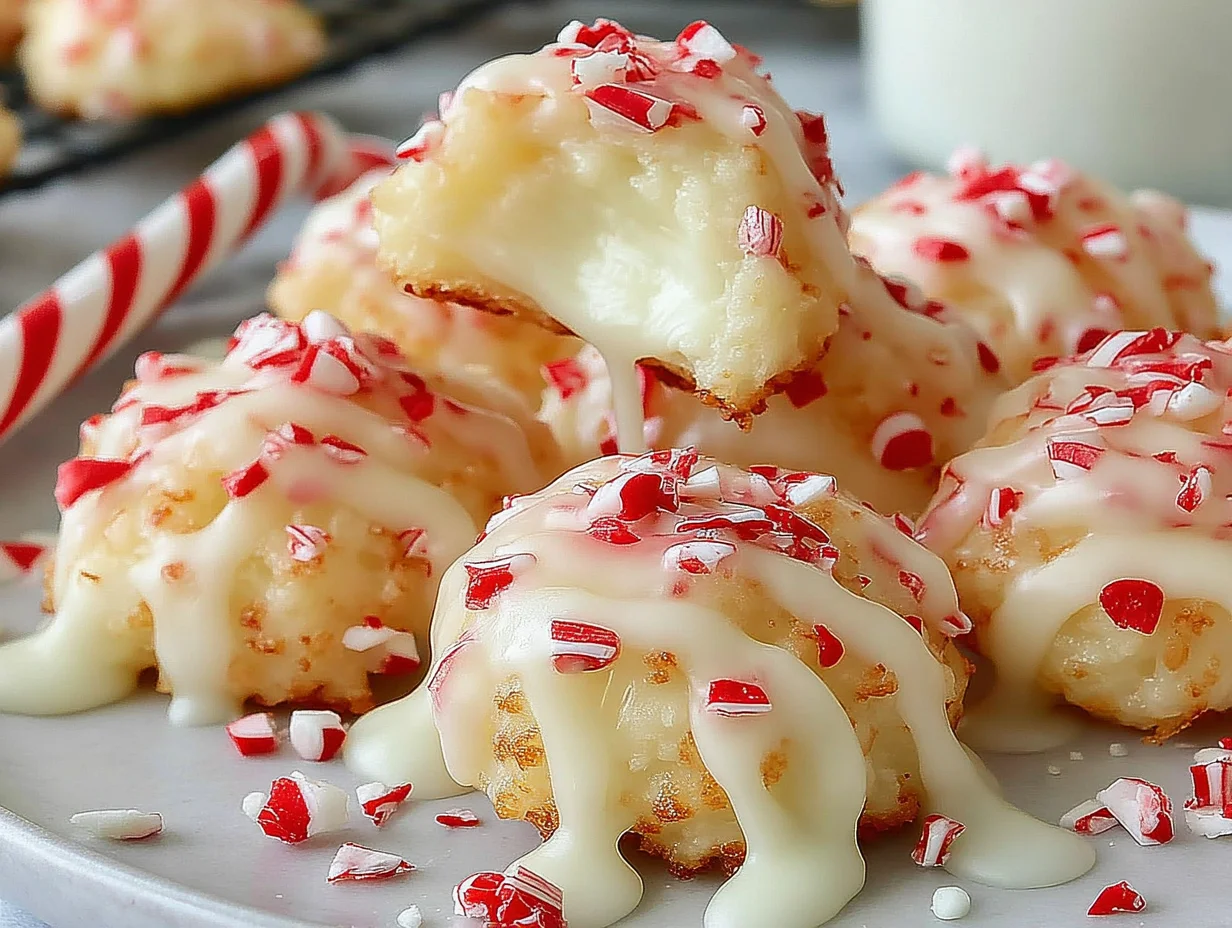 Soft Christmas Peppermints beautifully plated and ready to serve