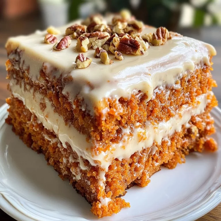 Low Sugar Carrot Cake with Cream Cheese Frosting moist layered slice with creamy topping and chopped nuts