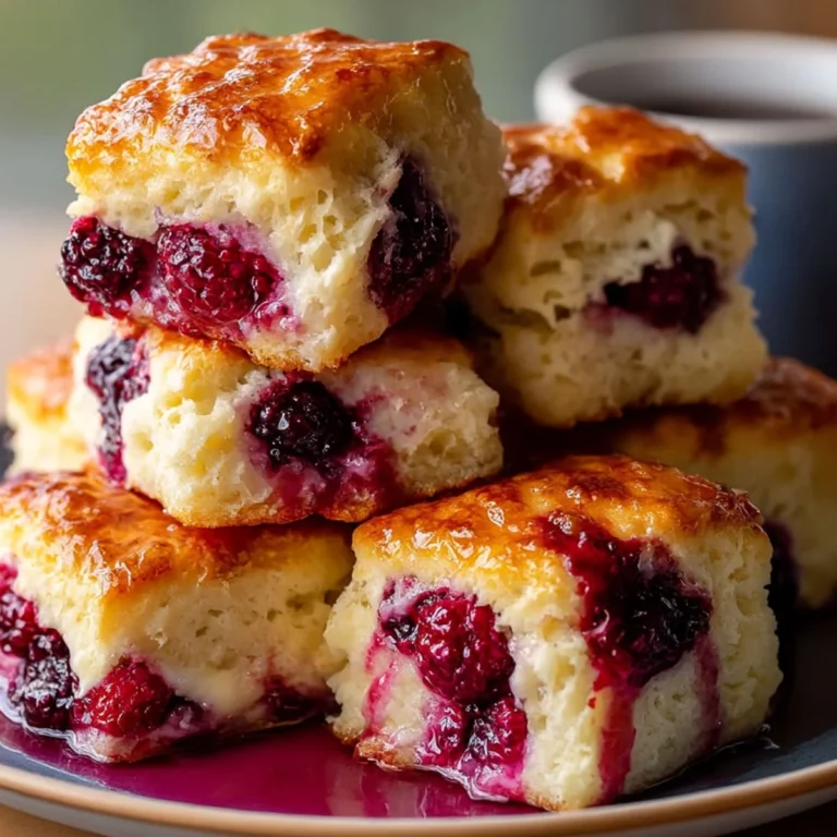 Raspberry Cream Cheese Biscuits homemade with glaze and fresh raspberries