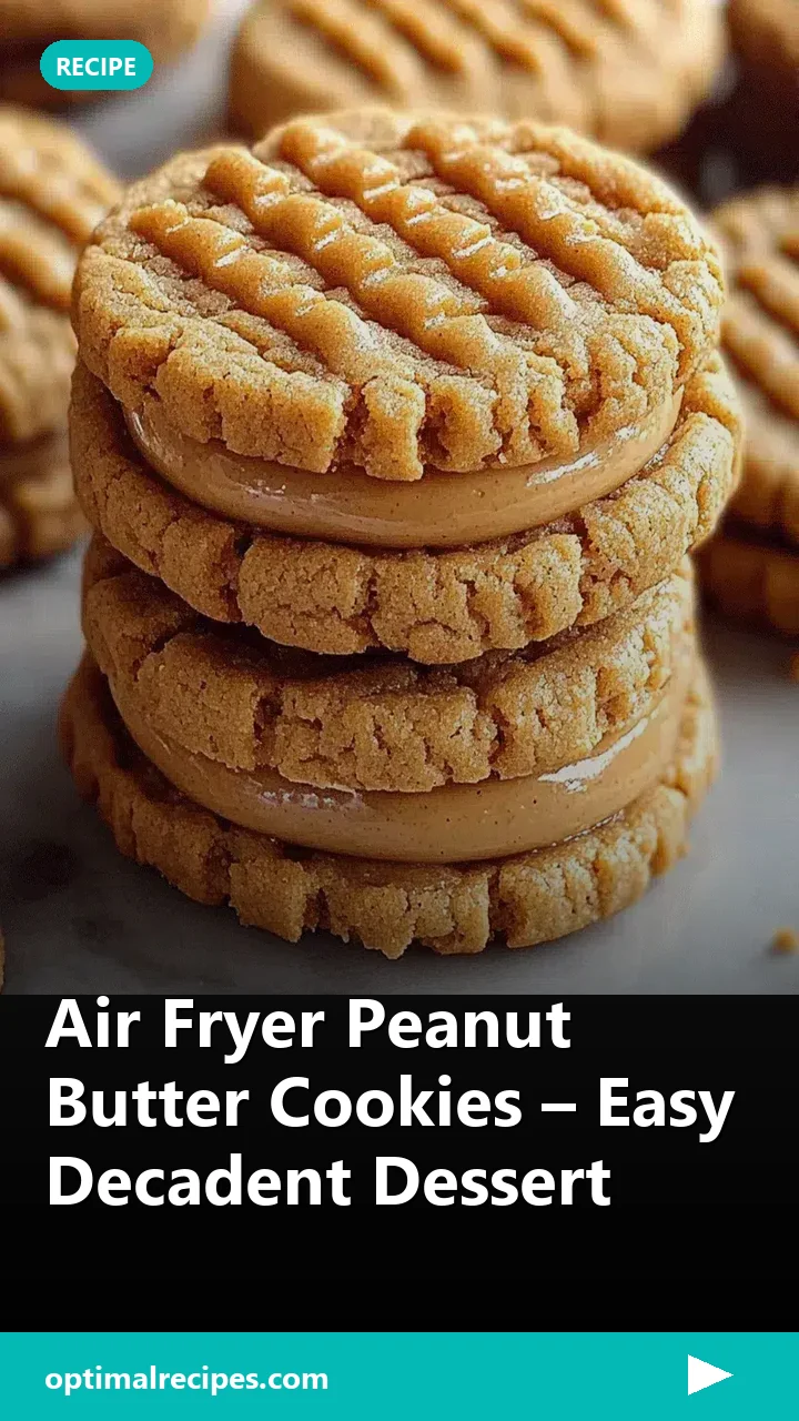 Air Fryer Peanut Butter Cookies – Easy Decadent Dessert