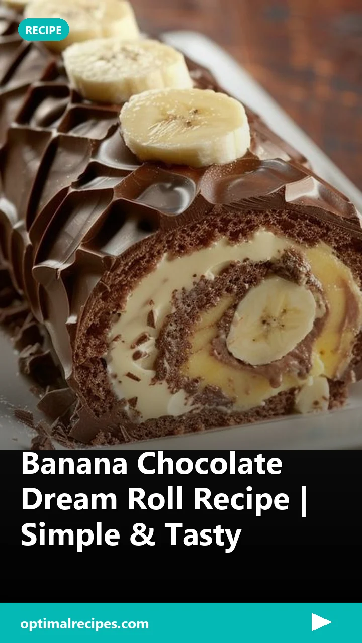 Banana Chocolate Dream Roll Recipe | Simple & Tasty