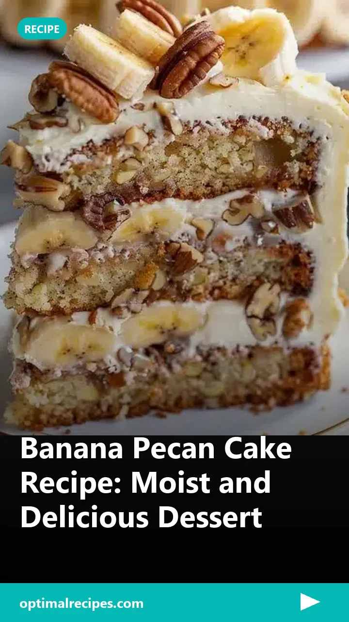 Banana Pecan Cake Recipe: Moist and Delicious Dessert