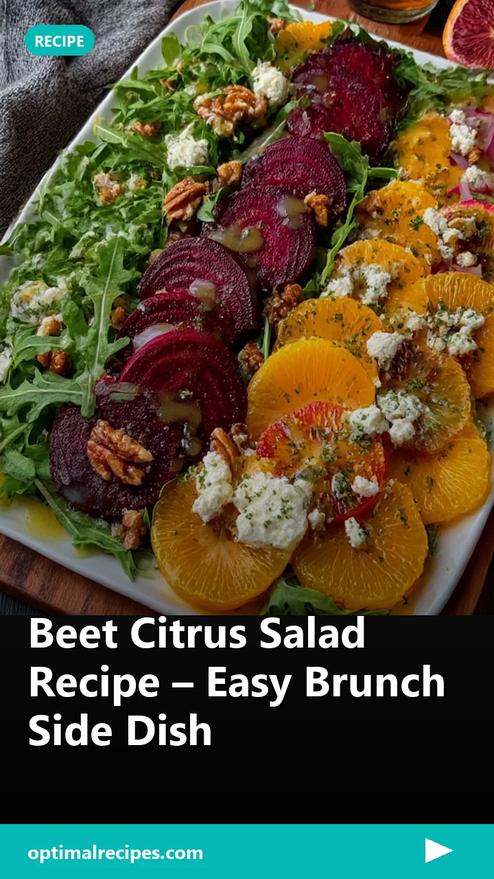 Beet Citrus Salad Recipe – Easy Brunch Side Dish