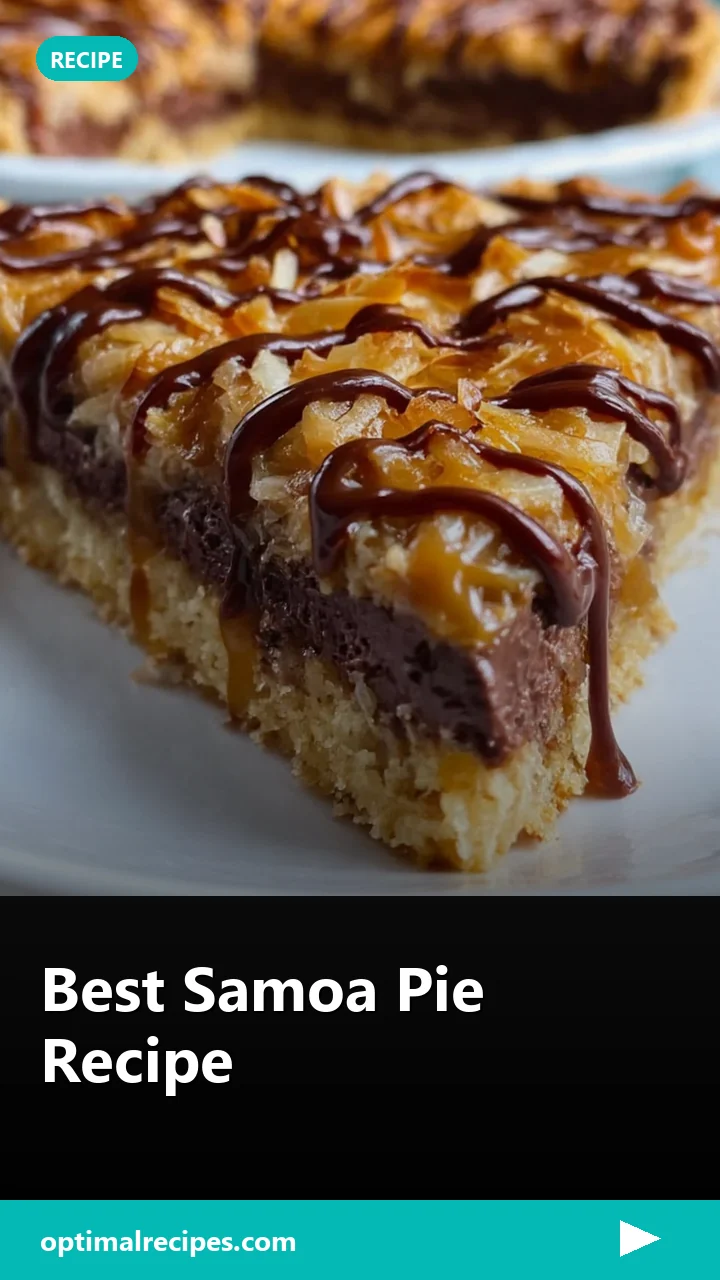 Best Samoa Pie Recipe