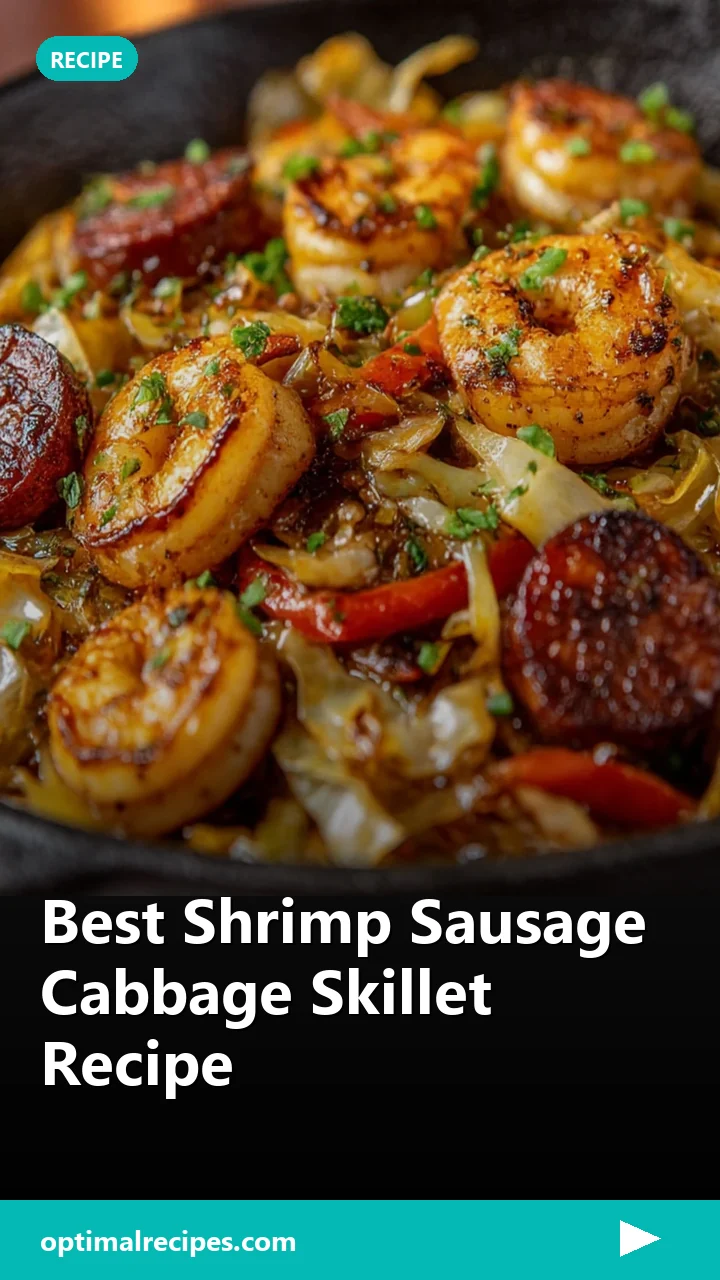 Best Shrimp Sausage Cabbage Skillet Recipe