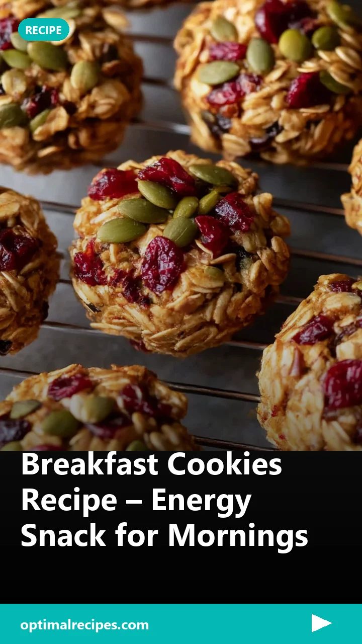 Breakfast Cookies Recipe – Energy Snack for Mornings