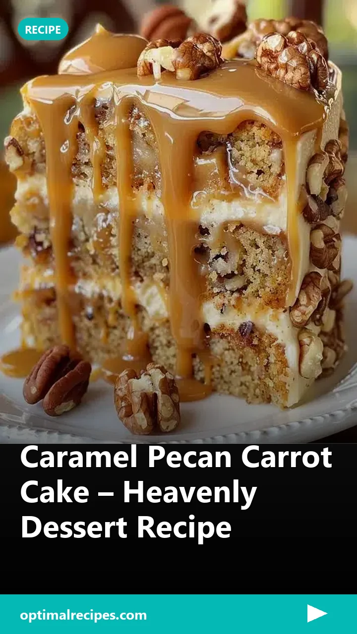 Caramel Pecan Carrot Cake – Heavenly Dessert Recipe