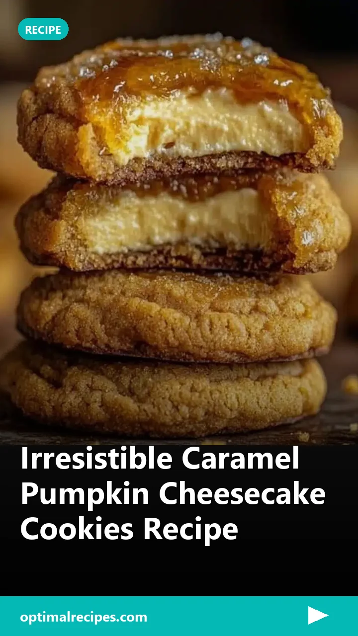 Irresistible Caramel Pumpkin Cheesecake Cookies Recipe