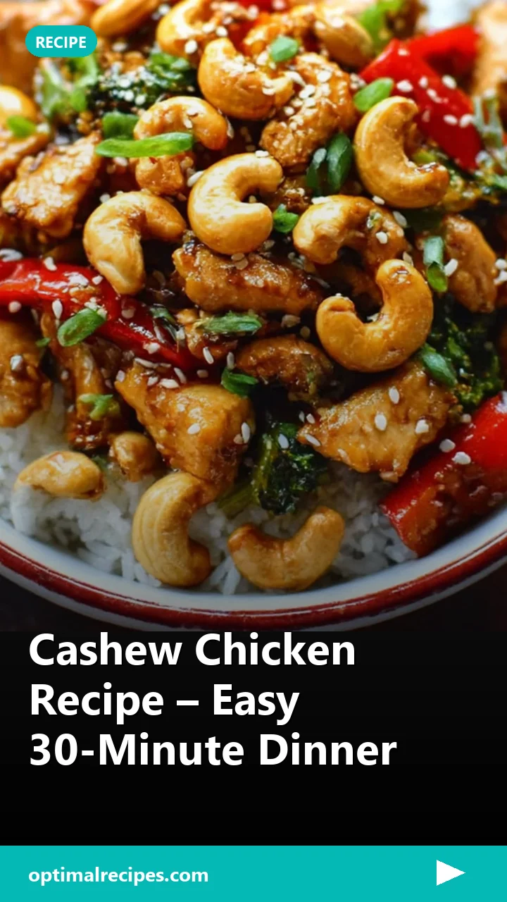 Cashew Chicken Recipe – Easy 30-Minute Dinner