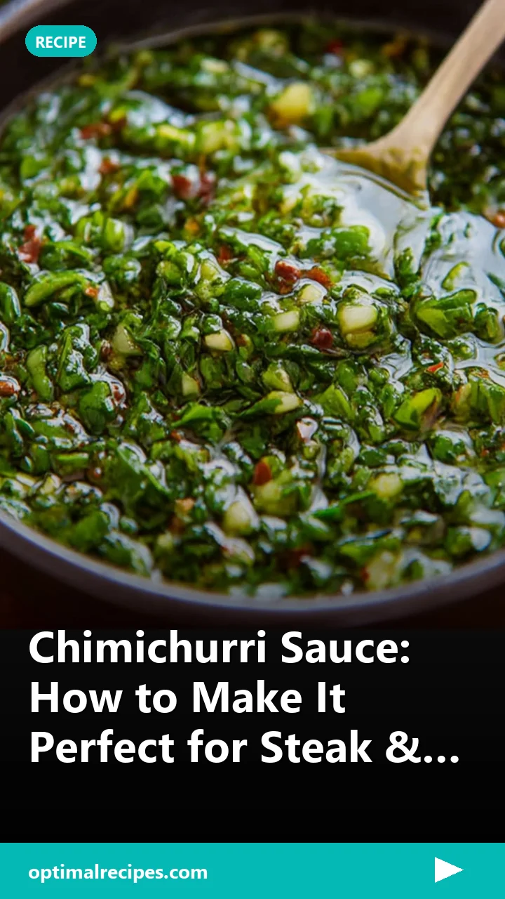 Chimichurri Sauce: How to Make It Perfect for Steak & Grilling