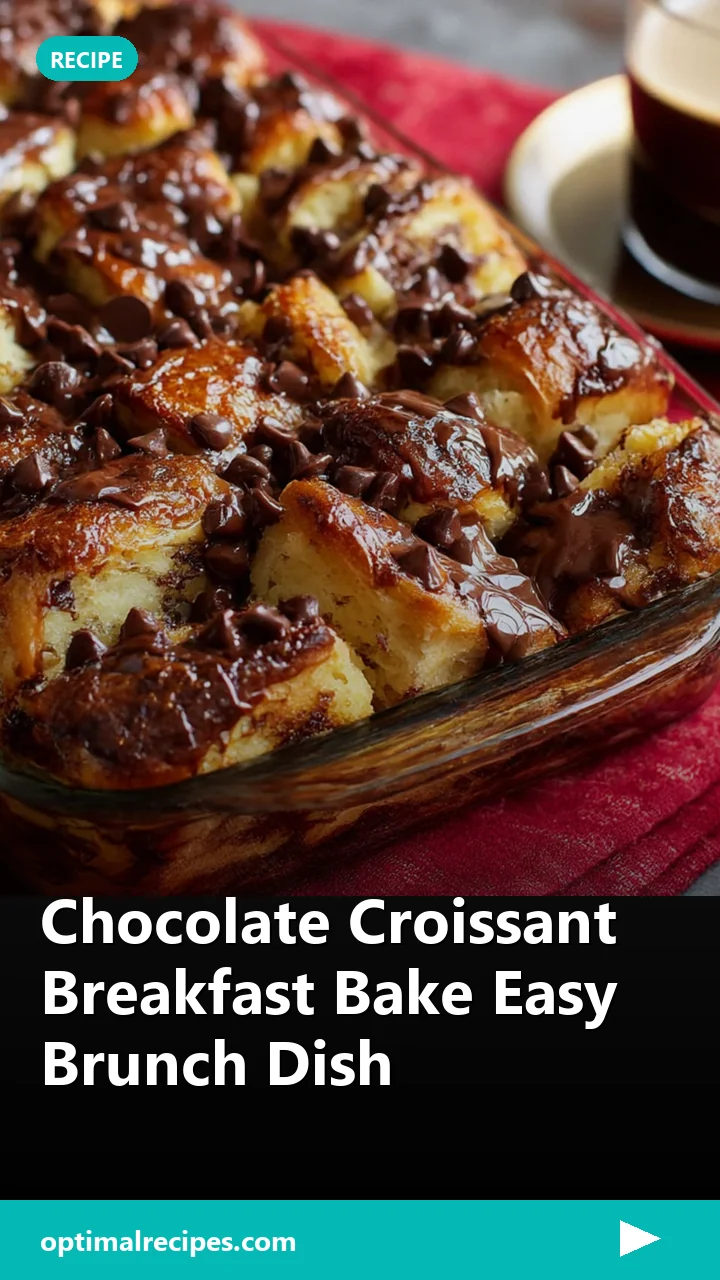 Chocolate Croissant Breakfast Bake Easy Brunch Dish