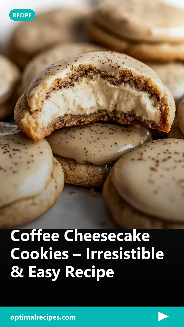 Coffee Cheesecake Cookies – Irresistible & Easy Recipe