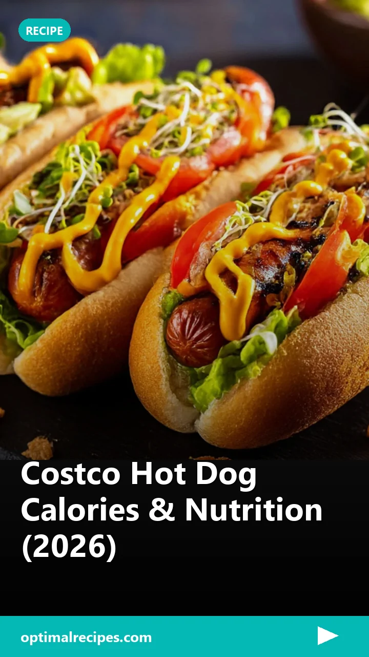 Costco Hot Dog Calories & Nutrition (2026)