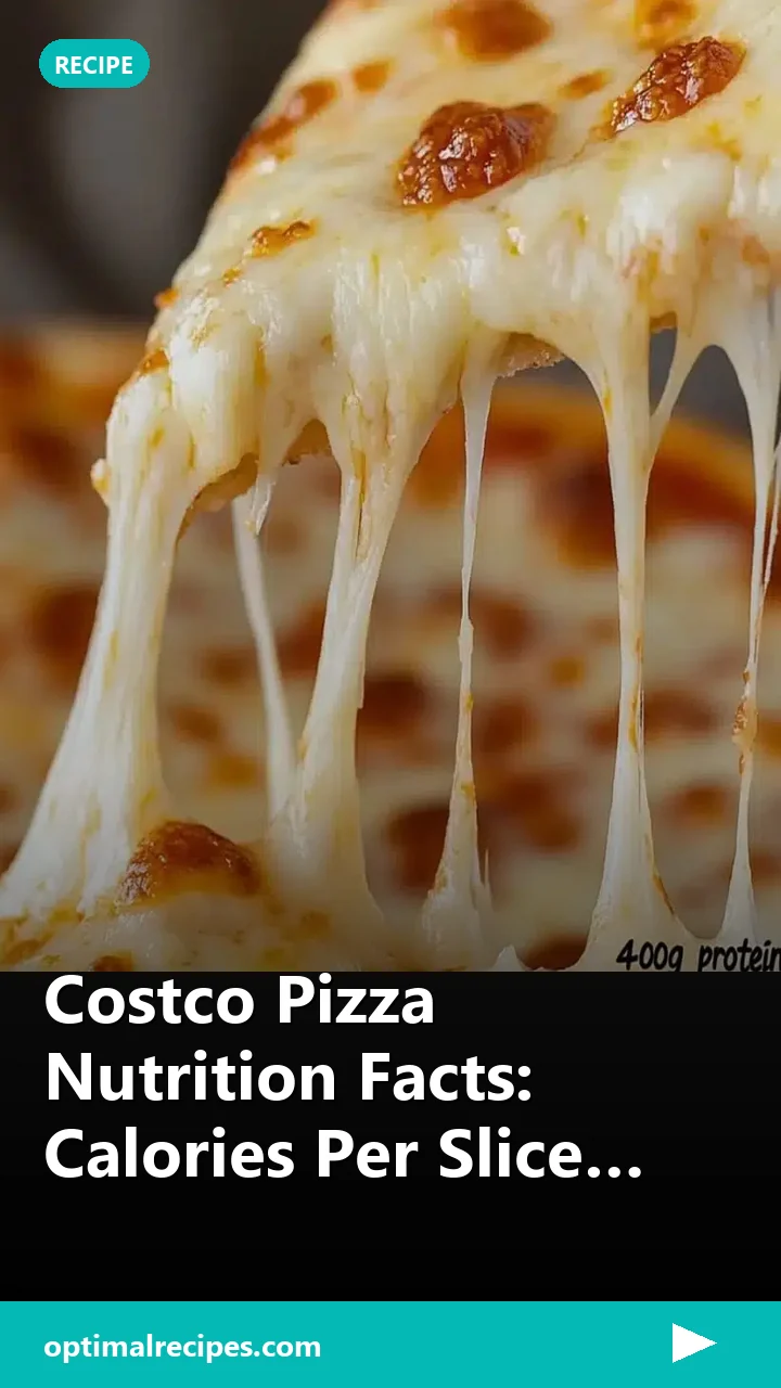 Costco Pizza Nutrition Facts: Calories Per Slice (2026 Data)